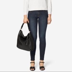 Cole Haan Leather Hobo Bag with Tassle